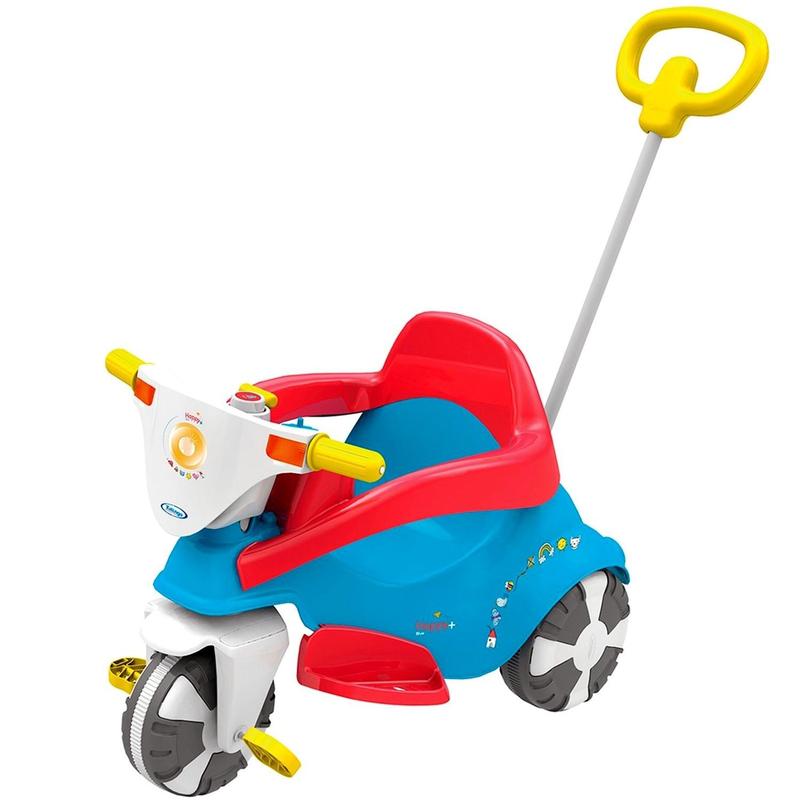 Triciclo Motoca Infantil Happy Blue Meninos Azul 07244 - Xalingo